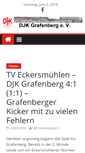 Mobile Screenshot of djk-grafenberg.de
